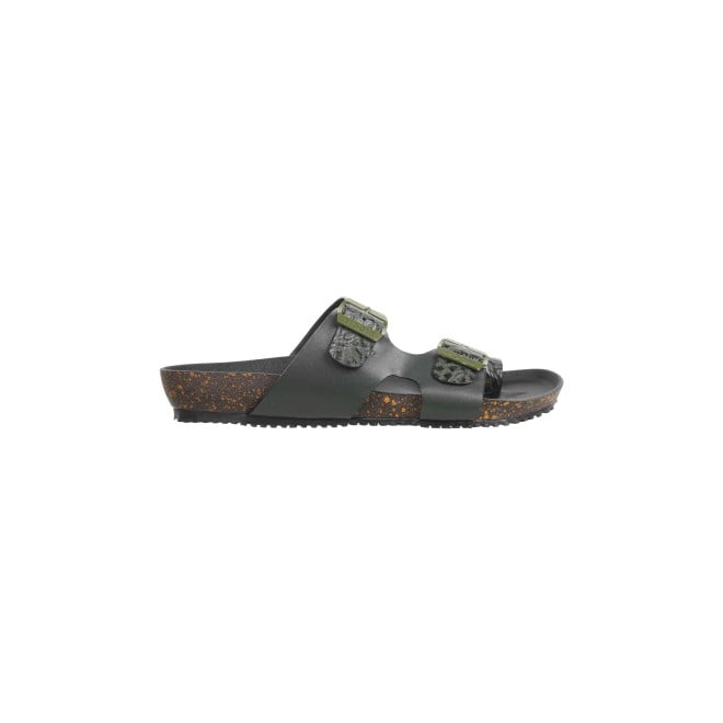 Mochi Men Olive Casual Slippers (SKU: 16-930-49-40)