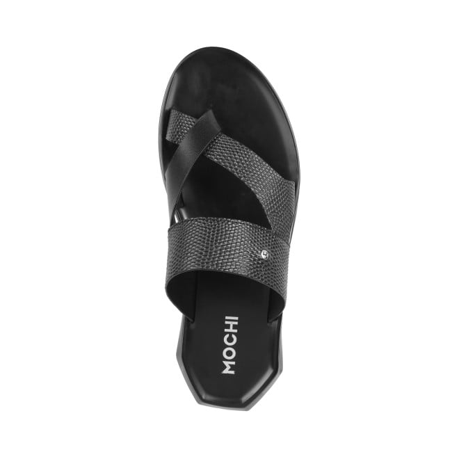 Mochi Men Black Casual Slippers (SKU: 16-933-11-40)