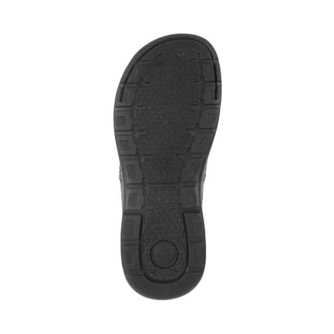 Mochi Men Black Casual Slippers (SKU: 16-943-11-40)