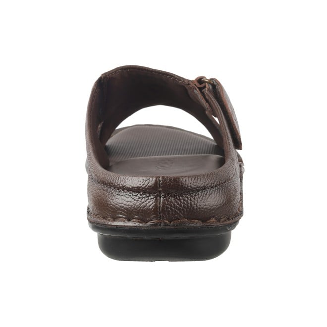 Mochi Men Brown Casual Slippers (SKU: 16-944-12-40)