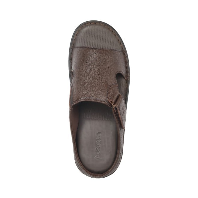 Mochi Men Brown Casual Slippers (SKU: 16-944-12-40)