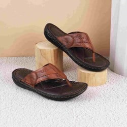 Men Tan Casual Slippers