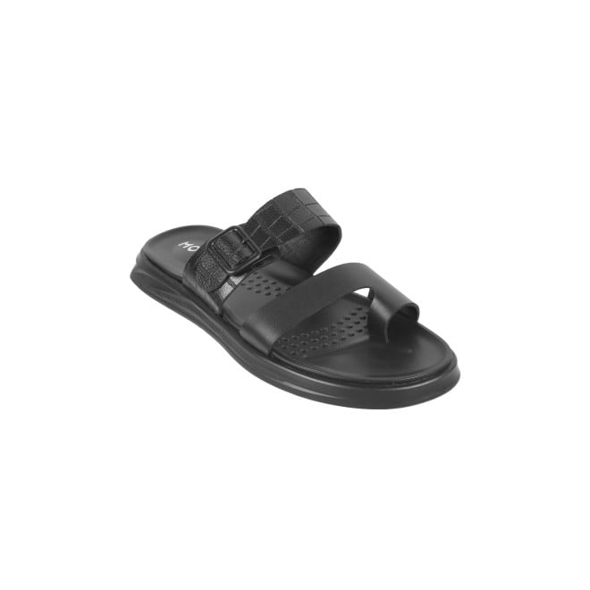 Mochi Men Black Casual Sandals (SKU: 16-948-11-40)