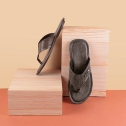 Men Brown Casual Slippers