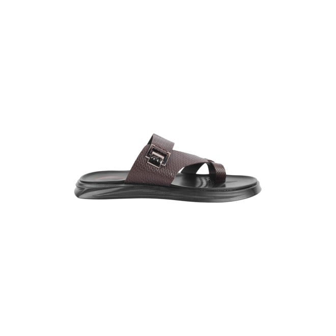 Mochi Men Brown Casual Sandals (SKU: 16-954-12-40)