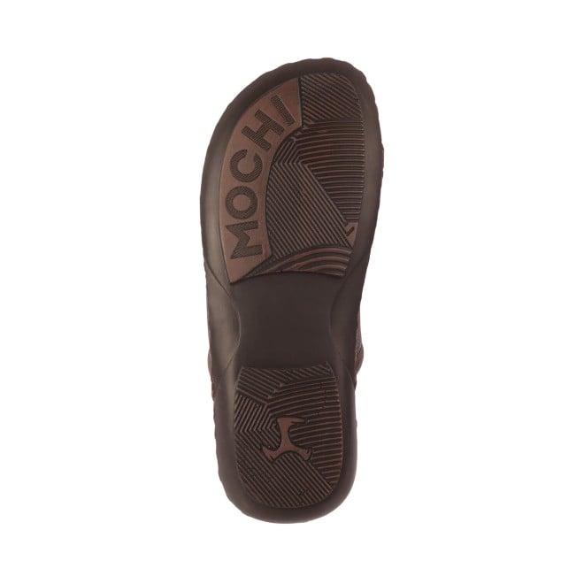 Mochi Men Brown Casual Sandals (SKU: 16-955-12-40)