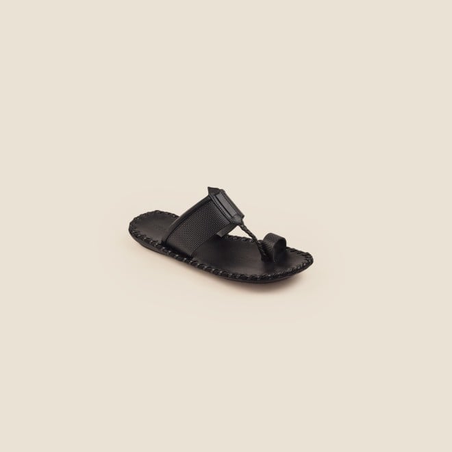 Mochi Men Black Casual Sandals (SKU: 16-955-11-40)