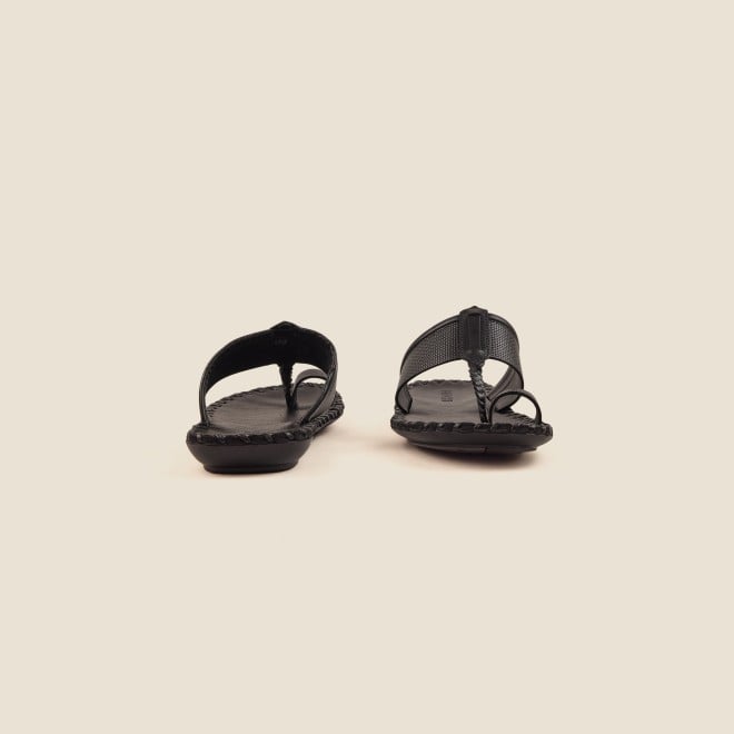 Mochi Men Black Casual Sandals (SKU: 16-955-11-40)
