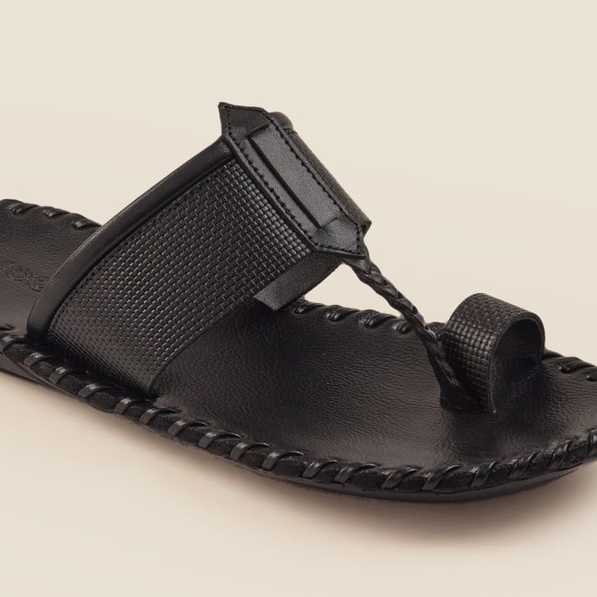 Mochi Men Black Casual Sandals (SKU: 16-955-11-40)