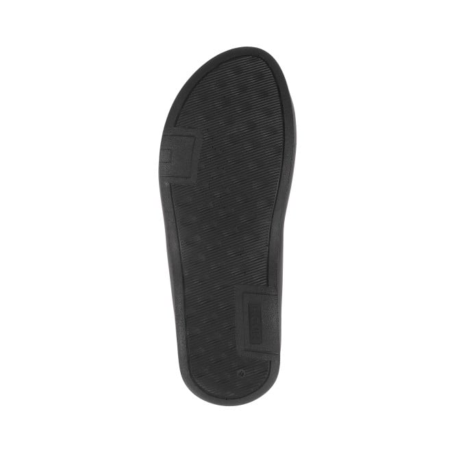 Mochi Men Black Casual Slippers (SKU: 16-958-11-40)