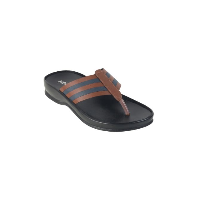 Mochi Men Tan Casual Slippers & Flip Flops (SKU: 16-960-23-41)
