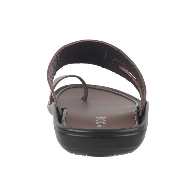Mochi Men Brown Casual Slippers (SKU: 16-963-12-42)