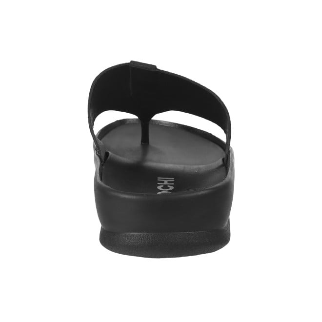 Mochi Men Black Casual Slippers & Flip Flops (SKU: 16-964-11-41)
