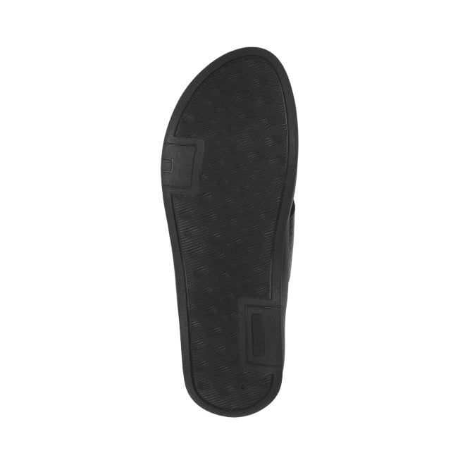 Mochi Men Black Casual Slippers & Flip Flops (SKU: 16-964-11-41)
