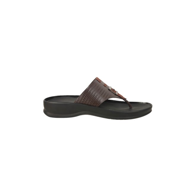 Mochi Men Brown Casual Slippers & Flip Flops (SKU: 16-964-12-40)