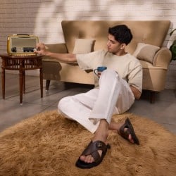 Men Brown Casual Slip-Ons