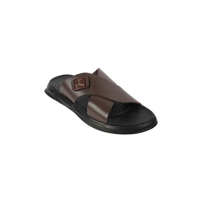 Mochi Men Brown Casual Slip-Ons (SKU: 16-969-12-40)