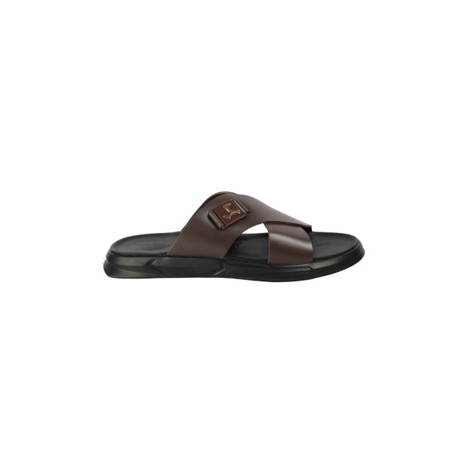 Mochi Men Brown Casual Slip-Ons (SKU: 16-969-12-40)