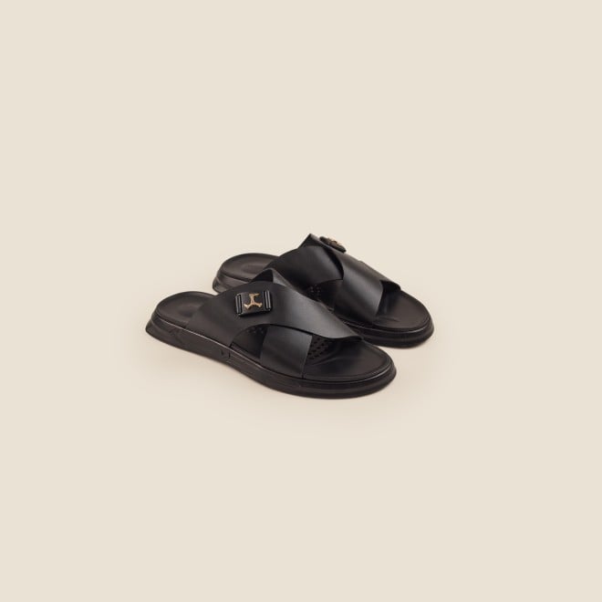Mochi Men Black Casual Slip-Ons (SKU: 16-969-11-40)