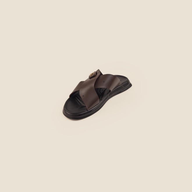 Mochi Men Brown Casual Slip-Ons (SKU: 16-969-12-40)