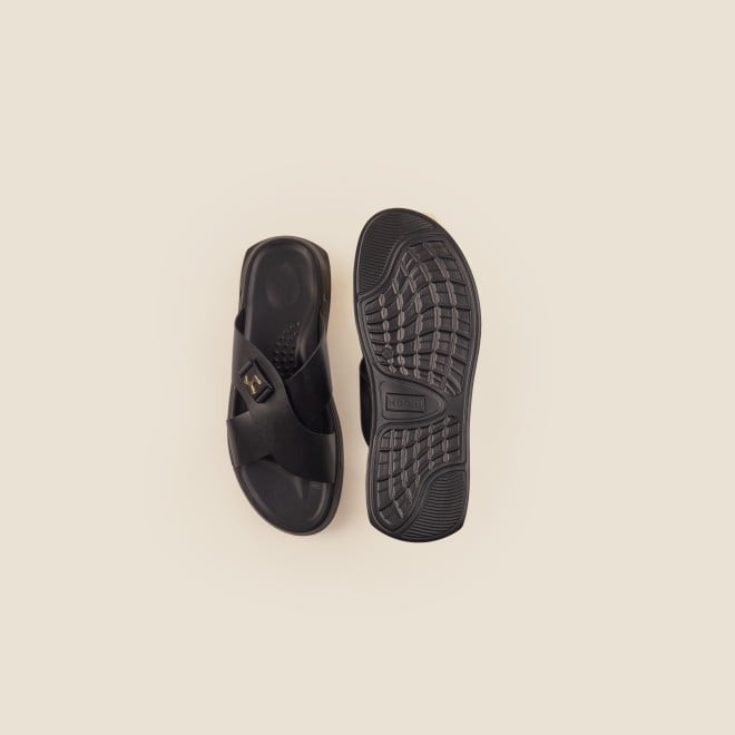 Mochi Men Black Casual Slip-Ons (SKU: 16-969-11-40)