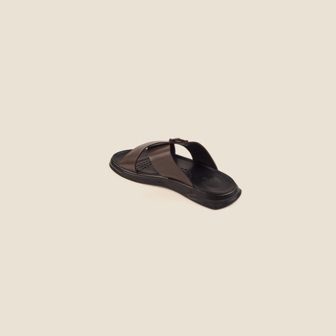 Mochi Men Brown Casual Slip-Ons (SKU: 16-969-12-40)