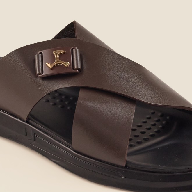 Mochi Men Brown Casual Slip-Ons (SKU: 16-969-12-40)
