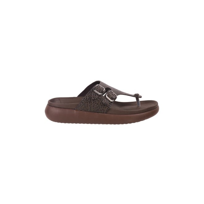 Mochi Men Brown Casual Slippers (SKU: 16-970-12-40)