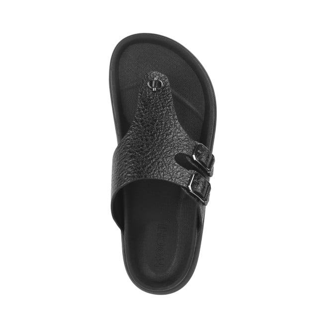 Mochi Men Black Casual Slippers (SKU: 16-970-11-41)