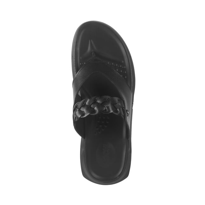 Mochi Men Black Formal Chappals (SKU: 16-974-11-40)