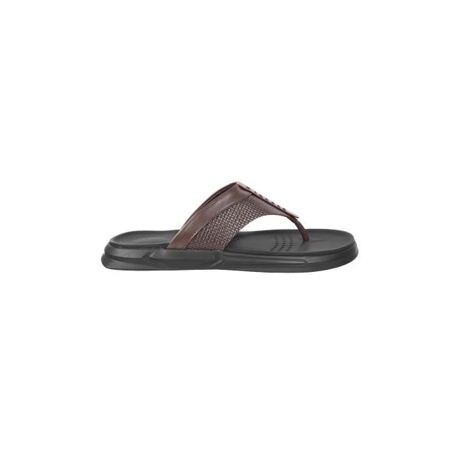 Mochi Men Brown Casual Slippers (SKU: 16-975-12-40)