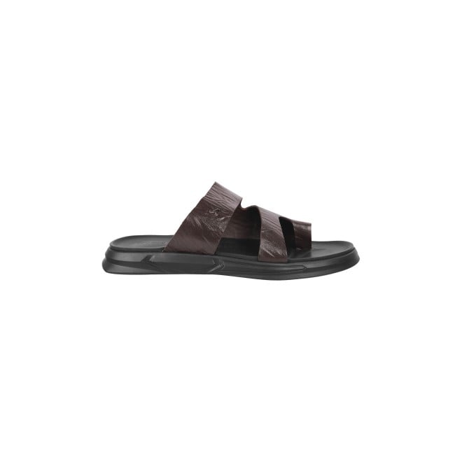 Mochi Men Brown Casual Slippers (SKU: 16-976-12-40)