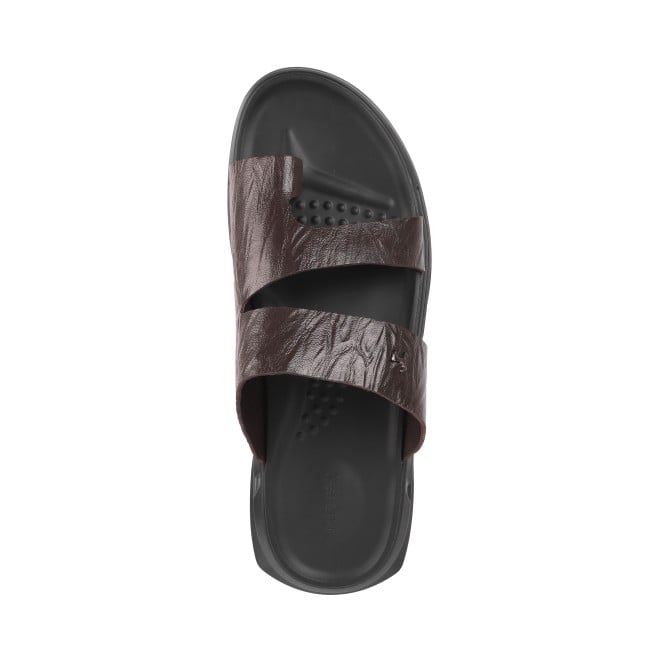 Mochi Men Brown Casual Slippers (SKU: 16-976-12-40)