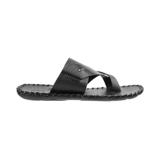 Mochi Men Black Ethnic Chappals (SKU: 16-9779L-11-46)