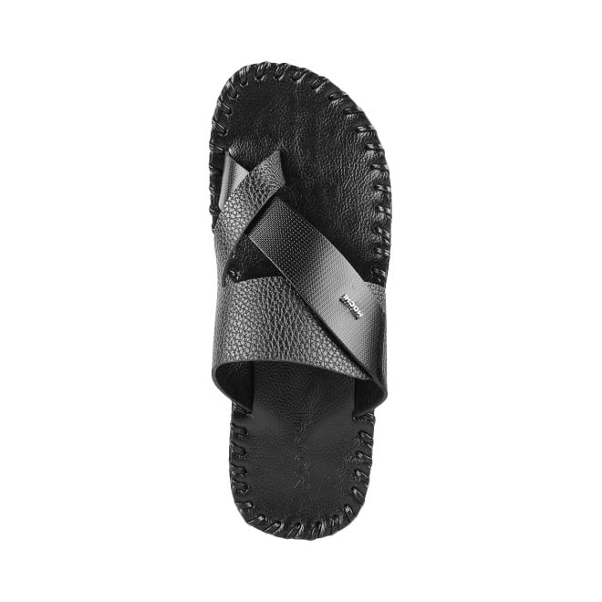 Mochi Men Black Ethnic Chappals (SKU: 16-9779L-11-46)