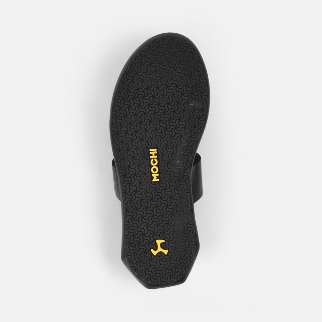 Mochi Men Black Casual Slippers (SKU: 16-983-11-40)