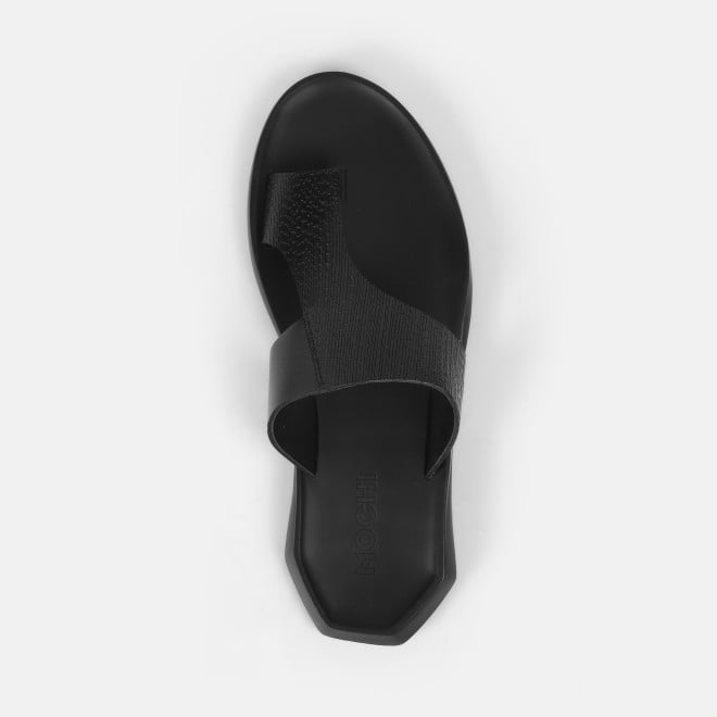 Mochi Men Black Casual Slippers (SKU: 16-983-11-40)