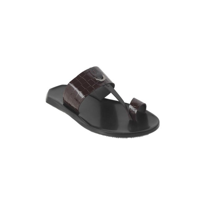 Mochi Men Brown Casual Slippers & Flip Flops (SKU: 16-984-12-40)