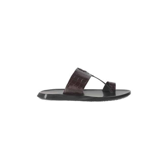 Mochi Men Brown Casual Slippers & Flip Flops (SKU: 16-984-12-40)