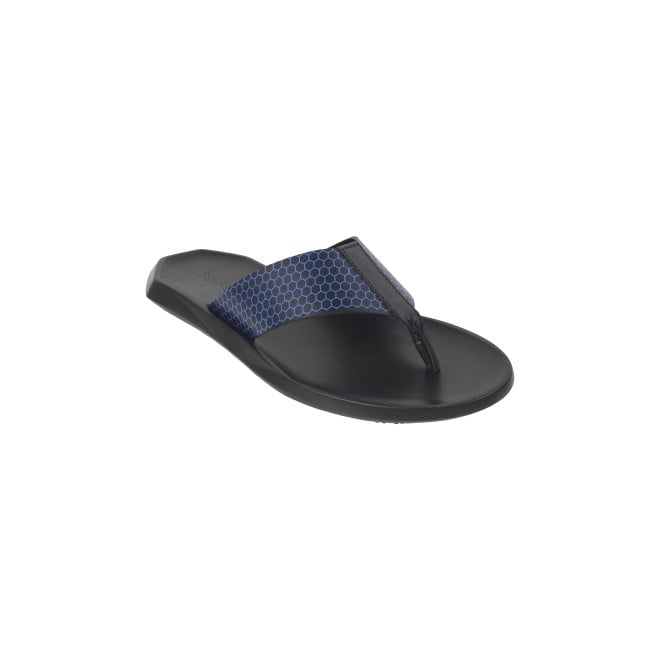 Mochi Men Black Casual Slippers