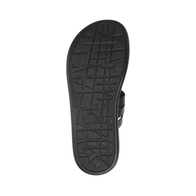 Mochi Men Black Casual Slippers (SKU: 16-993-11-40)