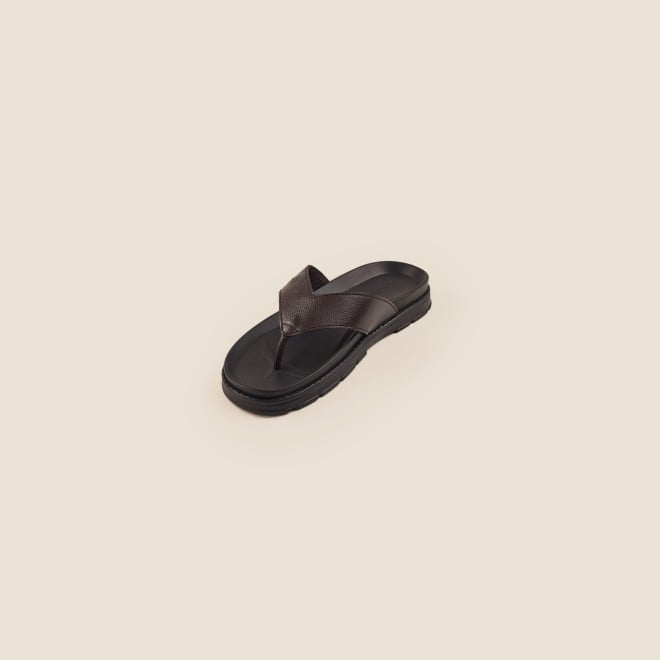 Mochi Men Brown Casual Slippers (SKU: 16-995-12-40)
