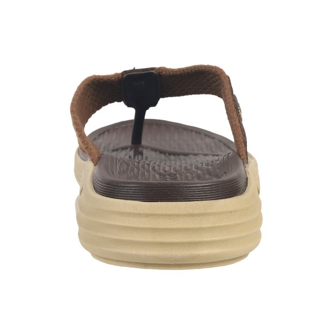 Mochi Men Brown Casual Slippers (SKU: 16-996-12-40)