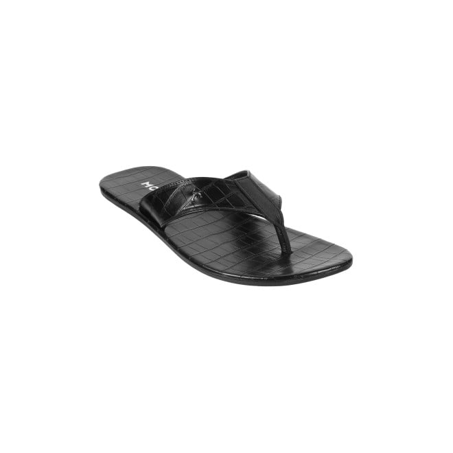 Mochi Men Black Casual Slippers (SKU: 16-999-11-40)