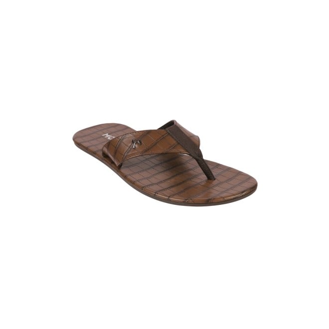 Mochi Men Brown Casual Slippers (SKU: 16-999-12-40)