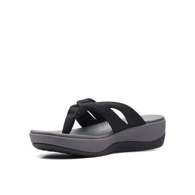 Clarks Women Black-grey Casual Slippers (SKU: 161-1612-94-3)