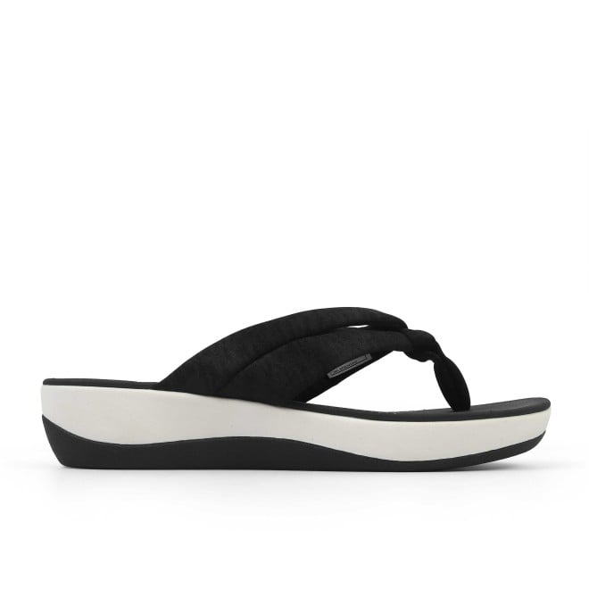 Clarks Women White-blue Casual Slippers
