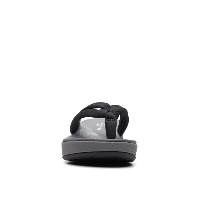 Clarks Women Black-grey Casual Slippers (SKU: 161-1612-94-3)