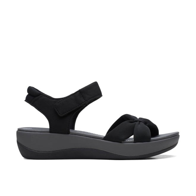 Clarks Women Black-grey Casual Sandals