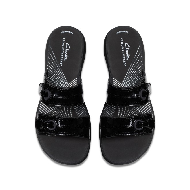 Clarks Women Black Casual Slippers (SKU: 161-1616-11-5)
